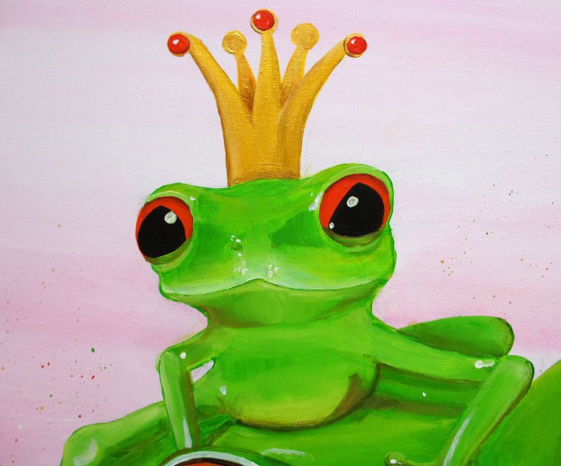 Frog prince painting Magical Daydream